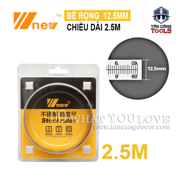 Thước Dán 2.5 m Hai Chiều Wnew
