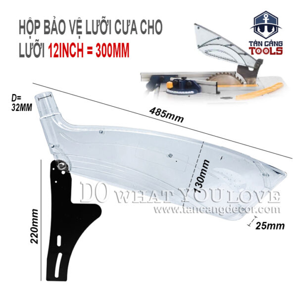 Hộp Bảo Vệ Lưỡi Cưa Cho Lưỡi 300 mm