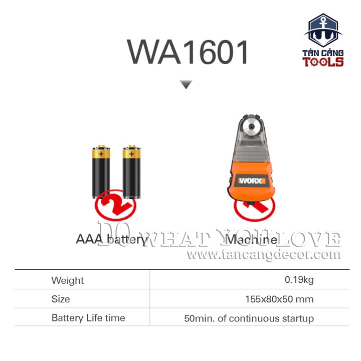 Hộp Thu Bụi Khoan Tường Worx WA1601 - Ảnh 2