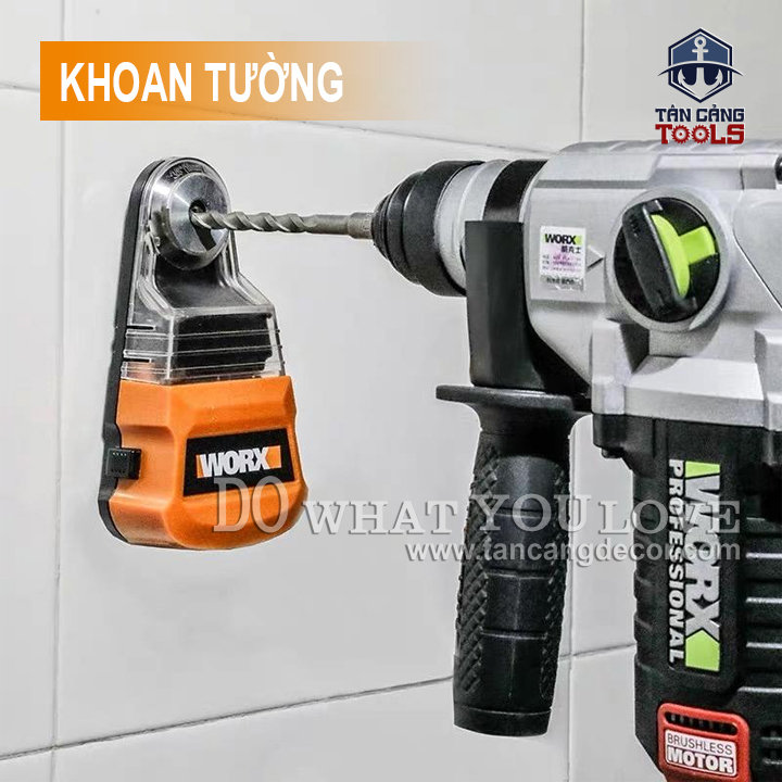 Hộp Thu Bụi Khoan Tường Worx WA1601 - Ảnh 5