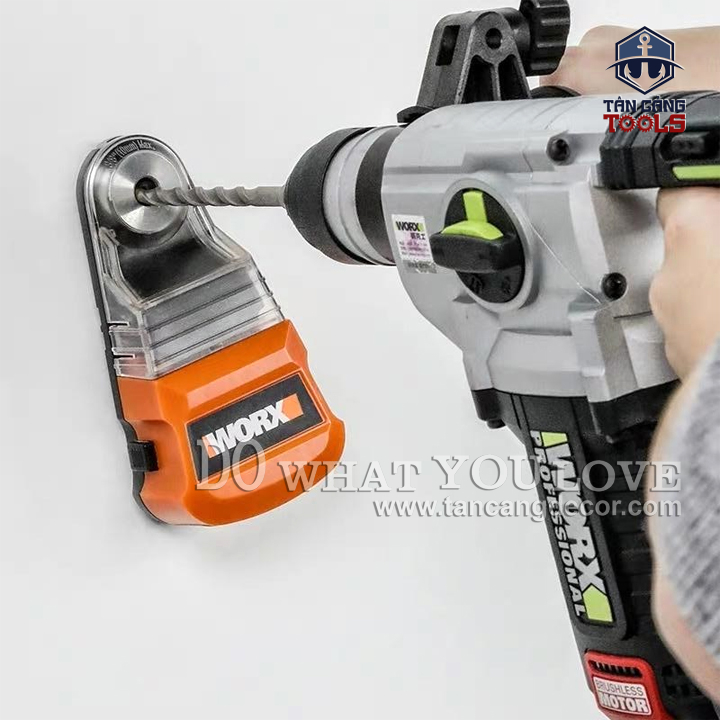 Hộp Thu Bụi Khoan Tường Worx WA1601 - Ảnh 6