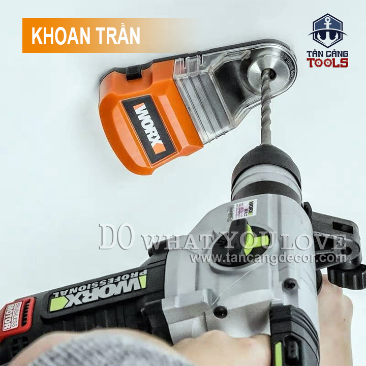 Hộp Thu Bụi Khoan Tường Worx WA1601 - Ảnh 7