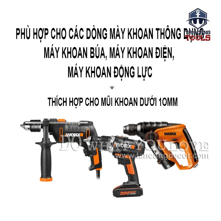 Hộp Thu Bụi Khoan Tường Worx WA1601 - Ảnh 9
