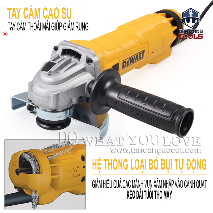 Máy Mài Góc 100 mm DeWalt DWE8300S-B1 1010W - Ảnh 7