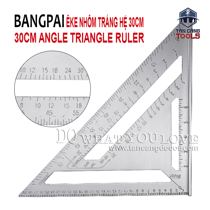 Eke Nhôm Trắng Hệ 30 CM BANGPAI
