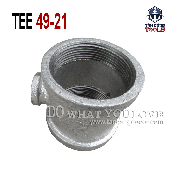 Tê Chuyển Ống Nước 49-21 - Thép Mạ Kẽm - Ảnh 4