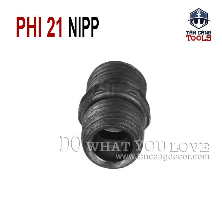 Nuýp Đúc Ống Nước Phi 21 Có Nút Lục Giác - Gang Xám - Ảnh 4