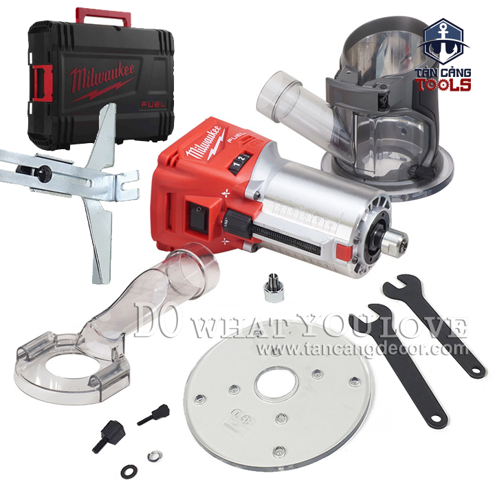 Máy Phay Cầm Tay Dùng Pin Milwaukee M18 FTR - 0C ( Thân Máy ) - Ảnh 3
