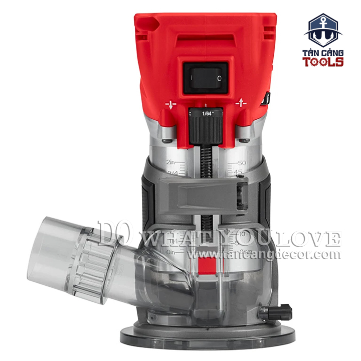 Máy Phay Cầm Tay Dùng Pin Milwaukee M18 FTR - 0C ( Thân Máy ) - Ảnh 4