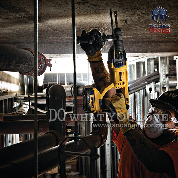 Máy Khoan Bê Tông 3 Chế Độ Dùng Pin DeWalt 18V DCH133N-KR ( Thân Máy ) - Ảnh 8