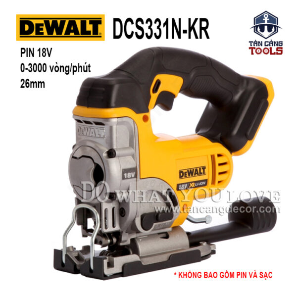 Máy Cưa Lọng Dùng Pin DeWalt 18V DCS331N-KR ( Thân Máy )
