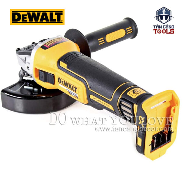 Combo Máy Mài Góc 100 mm Dùng Pin DeWalt 18V DCG405M1 + Pin 4.0 Ah + Sạc Nhanh + Túi Xách - Ảnh 9