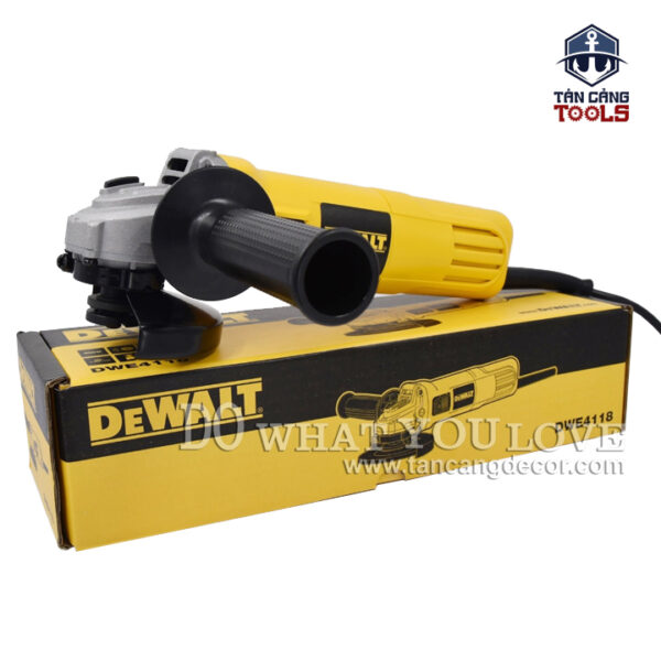 Alternative view of Máy Mài Góc 100 mm DeWalt DWE4118-B1 950W ( Khởi Động Mềm, Có Điều Tốc, Chống Khởi Động Lại )