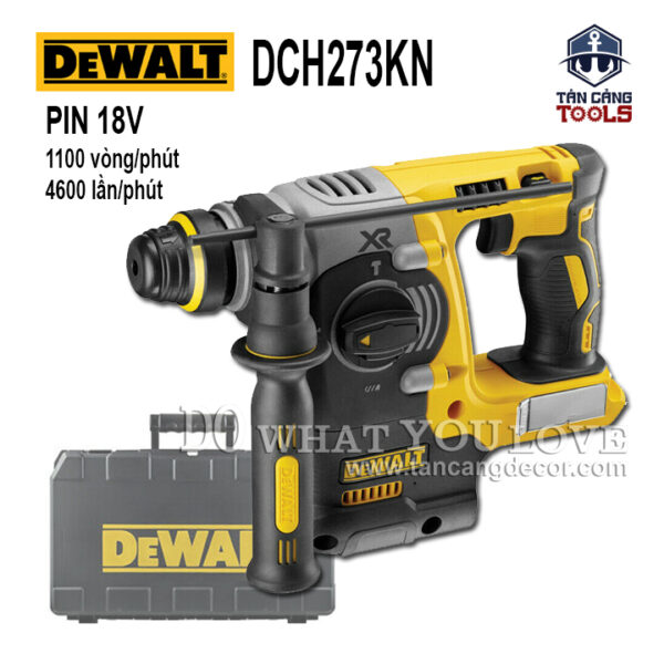 Máy Khoan Bê Tông 3 Chế Độ Dùng Pin DeWalt 18V DCH273KN ( Thân Máy )