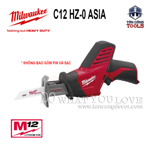 Máy Cưa Kiếm Dùng Pin Milwaukee M12 CHZ ( Thân Máy )