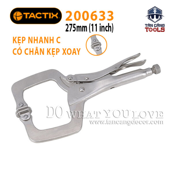 Kẹp Nhanh C Độ Mở 9 Cm Tactix 200633