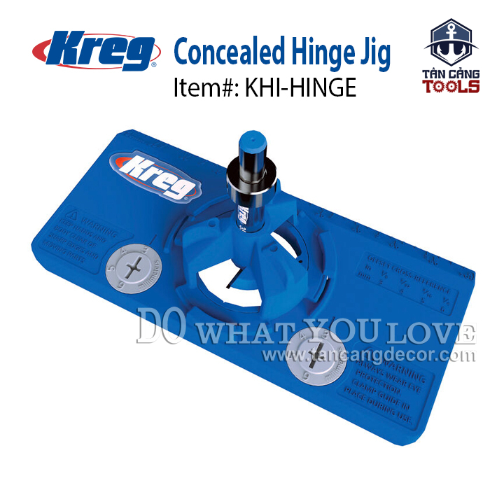 Bộ Dưỡng Khoan Bản Lề Bật KREG KHI-HINGE