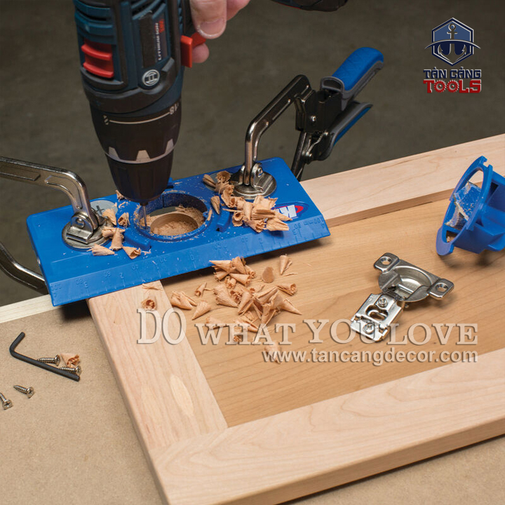 Bộ Dưỡng Khoan Bản Lề Bật KREG KHI-HINGE - Ảnh 7