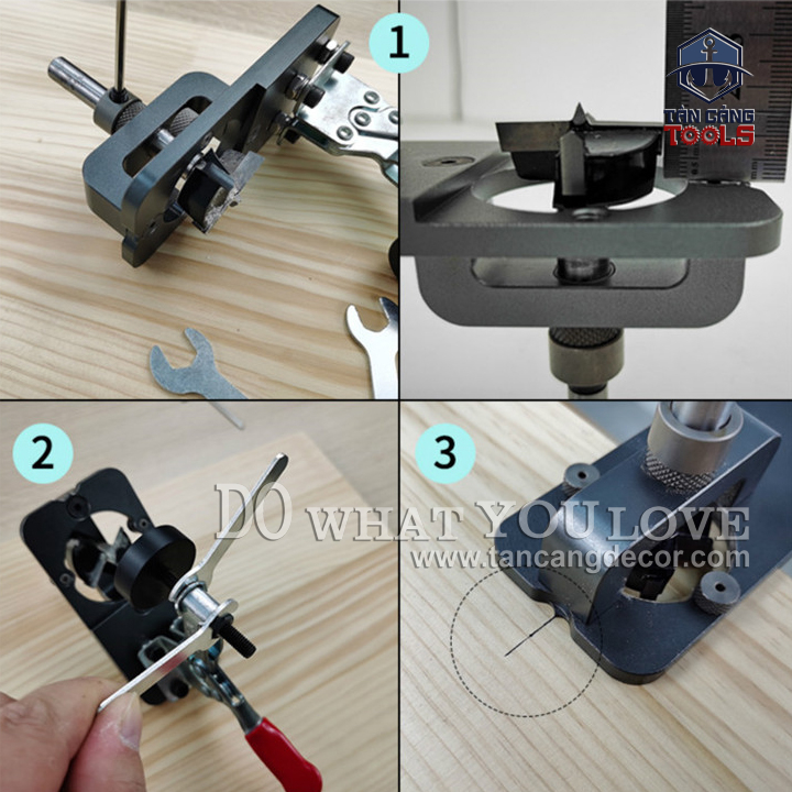 Bộ Cử Khoan Bản Lề Fonson Tools JL35-A1 - Ảnh 11