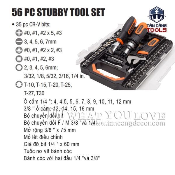 Bộ Dụng Cụ Đa Năng 60 Chi Tiết Tactix 900191 - Ảnh 3