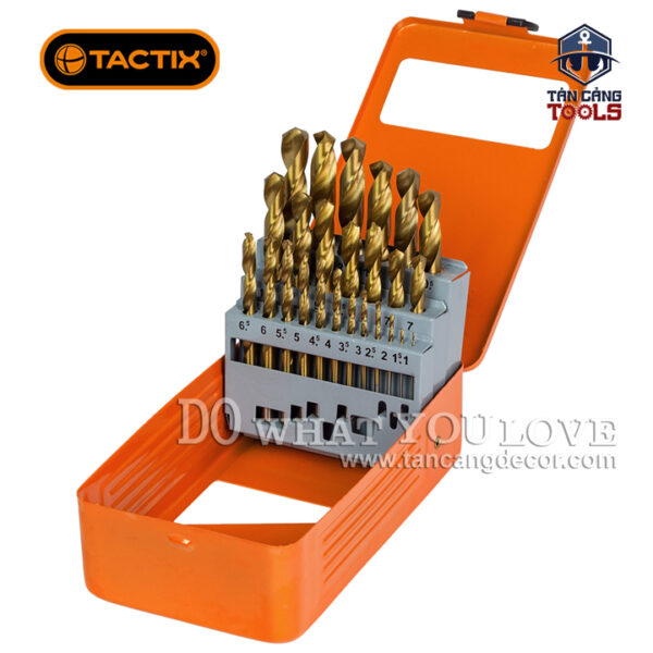 Alternative view of Bộ Mũi Khoan Kim Loại HSS 25 Chi Tiết Tactix 410487