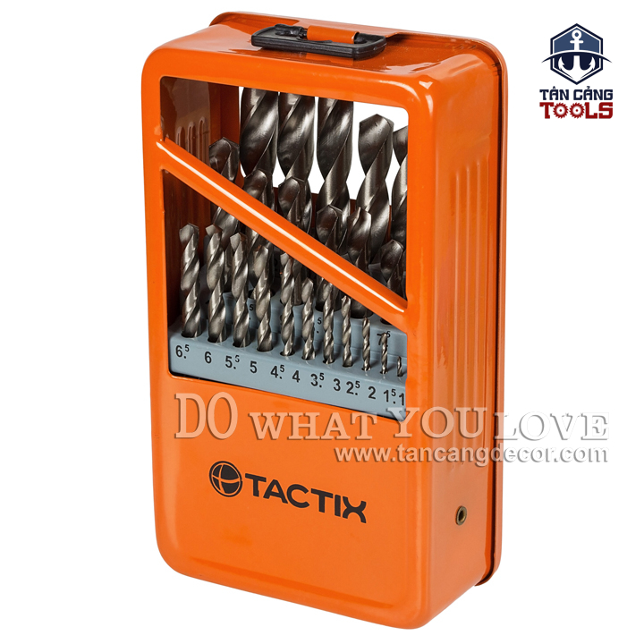 Bộ Mũi Khoan Kim Loại HSS 25 Chi Tiết Tactix 410486 - Ảnh 3