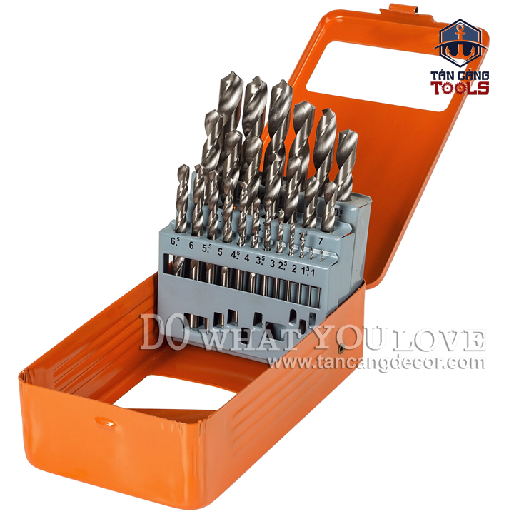 Bộ Mũi Khoan Kim Loại HSS 25 Chi Tiết Tactix 410486 - Ảnh 4