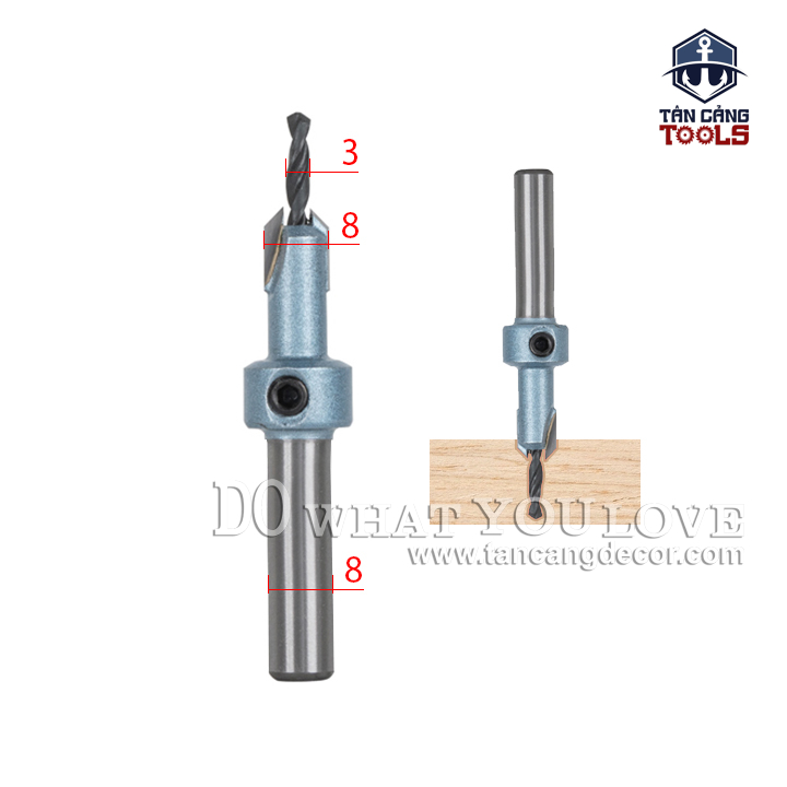 Mũi Khoan Mồi Âm Vít Tideway 3 x 8 mm - Ảnh 3