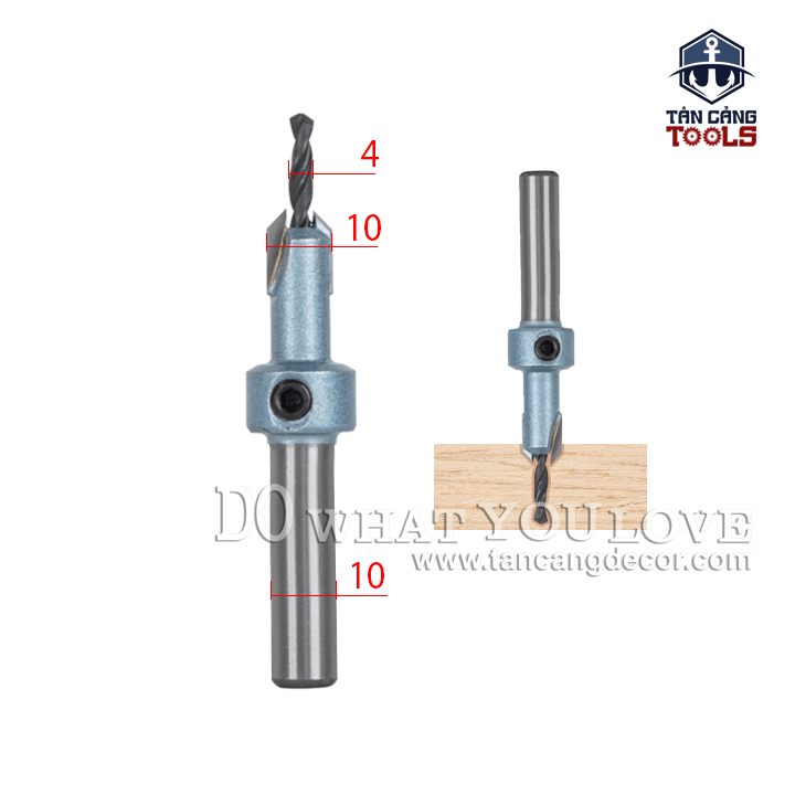 Mũi Khoan Mồi Âm Vít Tideway 4 x 10 mm - Ảnh 2