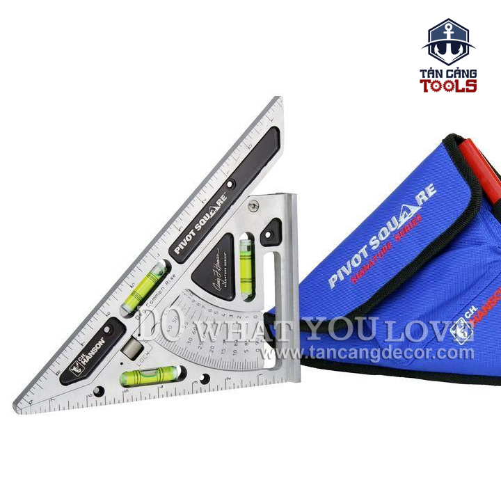 Thước Eke Nhôm Nivo Đo Góc 8 Inches C.H.Hanson 03060 - Ảnh 7