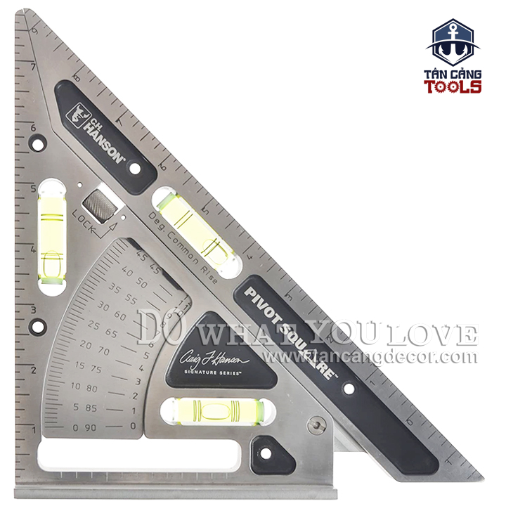 Thước Eke Nhôm Nivo Đo Góc 8 Inches C.H.Hanson 03060 - Ảnh 6