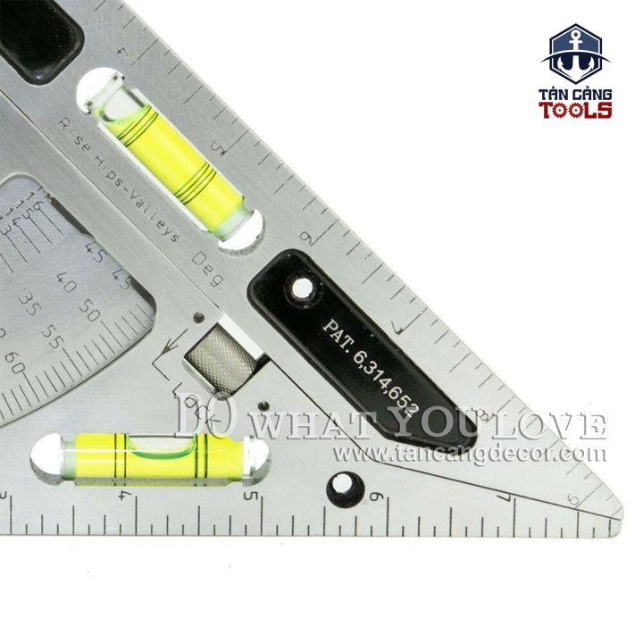 Thước Eke Nhôm Nivo Đo Góc 8 Inches C.H.Hanson 03060 - Ảnh 5