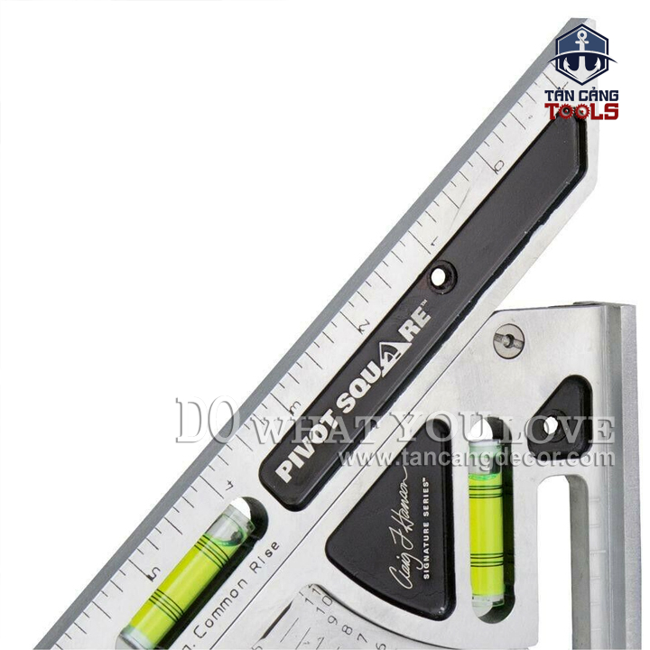 Thước Eke Nhôm Nivo Đo Góc 8 Inches C.H.Hanson 03060 - Ảnh 3