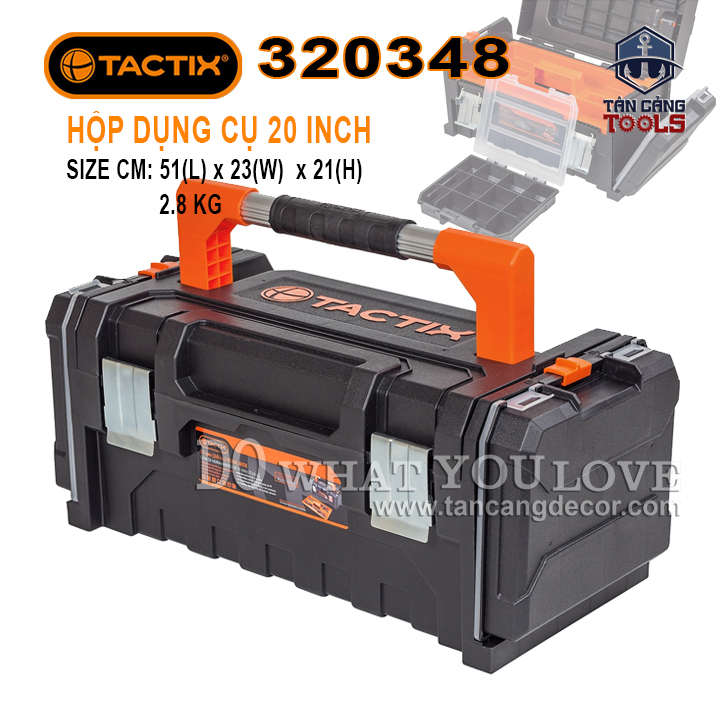Thùng Đựng Đồ Nghề 20 Inches Tactix 320348