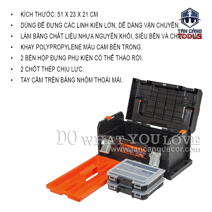 Thùng Đựng Đồ Nghề 20 Inches Tactix 320348 - Ảnh 3