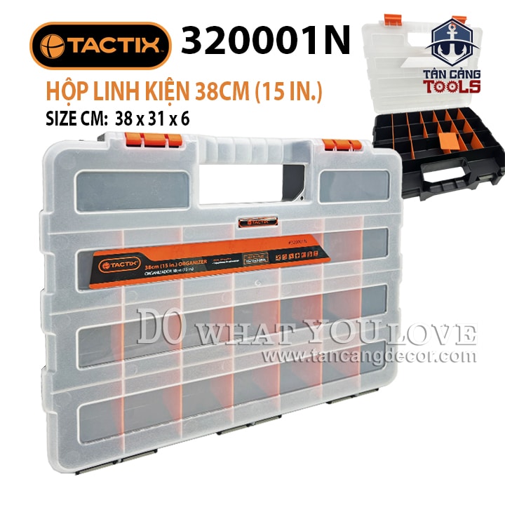 Hộp Đựng Linh Kiện Tiện Ích 21 Ngăn Tactix 320001N
