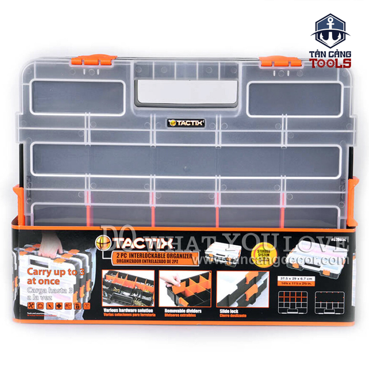 Bộ 2 Hộp Đựng Linh Kiện Tiện Ích Kết Nối Tactix 320034 - Ảnh 6