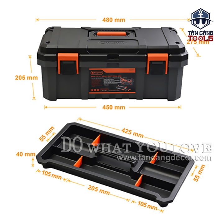 Thùng Đựng Đồ Nghề 19 Inches Tactix 320380 - Ảnh 2