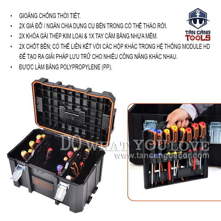 Thùng Đựng Đồ Nghề 20 Inches Tactix 320361 - Ảnh 8