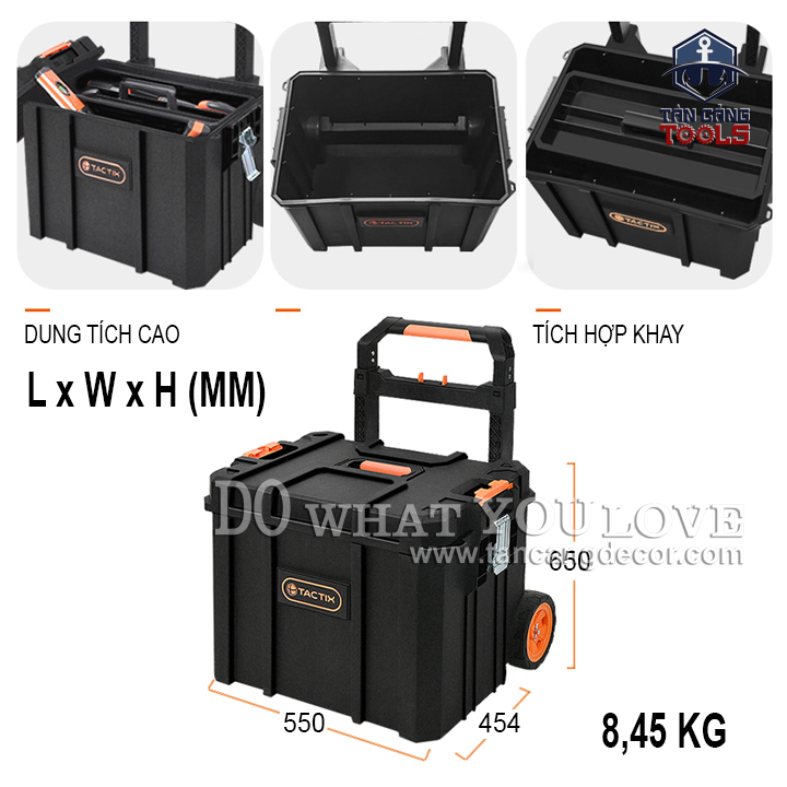 Thùng Đựng Đồ Nghề Di Động 22 Inches Tactix 320365 - Ảnh 2