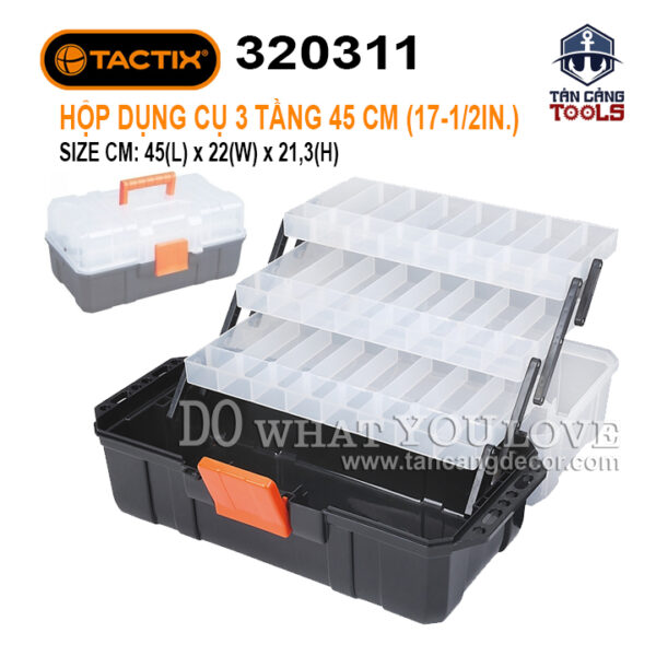 Thùng Đựng Đồ Nghề 3 Tầng Tactix 320311