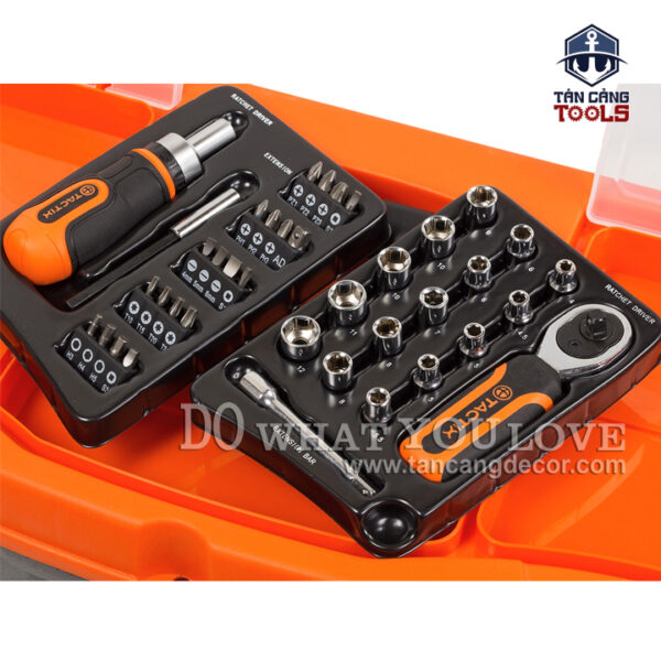 Thùng Đựng Đồ Nghề 19 Inches Kèm 40 Chi Tiết Đa Năng Tactix 990009 - Ảnh 8