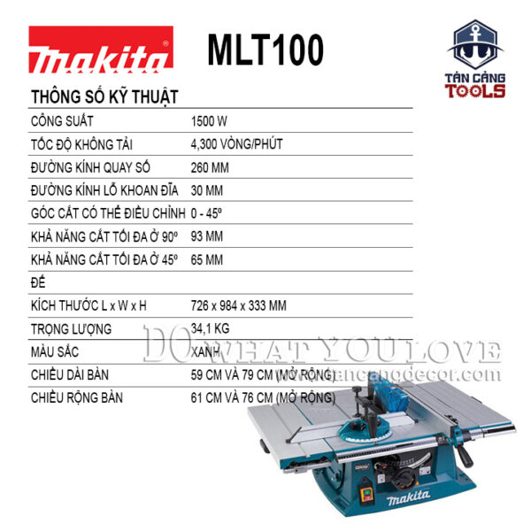 Alternative view of Máy Cưa Bàn Makita MLT100