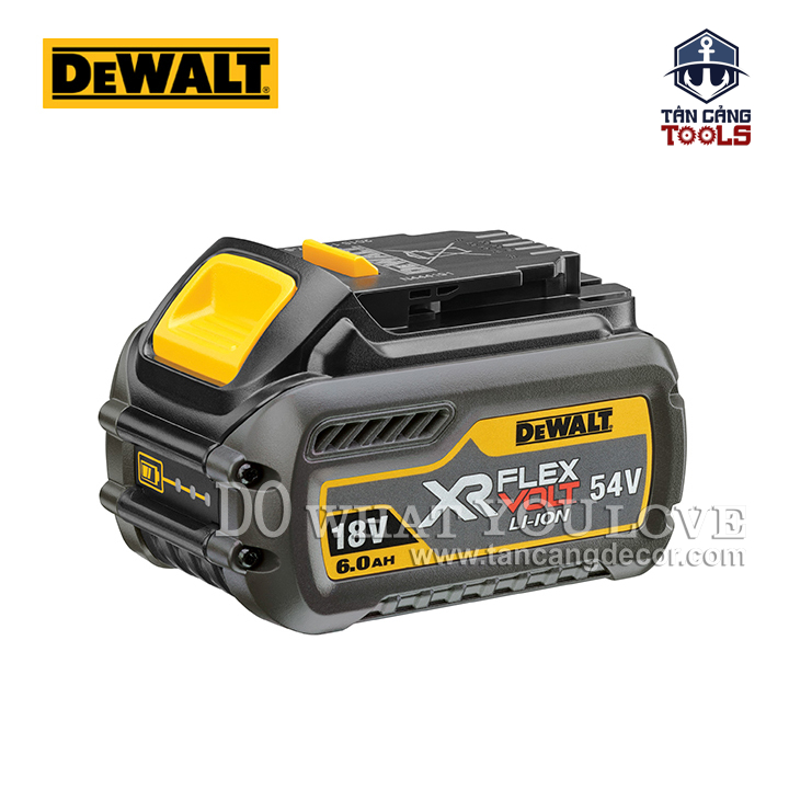Pin Flex Volt 18V/54V 6.0Ah/2.0Ah DeWalt DCB546-XJ - Ảnh 5