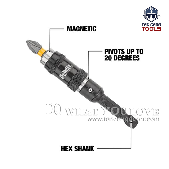 Đầu Chuyển Bắn Vít Góc DeWalt DWPVTC14 Gồm 14 Chi Tiết - Ảnh 6