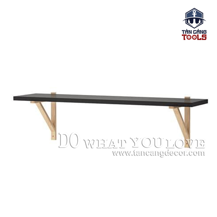 Tấm Gỗ MDF - Đen Vân Gỗ Chống Ẩm Phủ Melamine Trang Trí Dùng Cho Kệ Trang Trí (Nhiều kích thước) - Ảnh 2