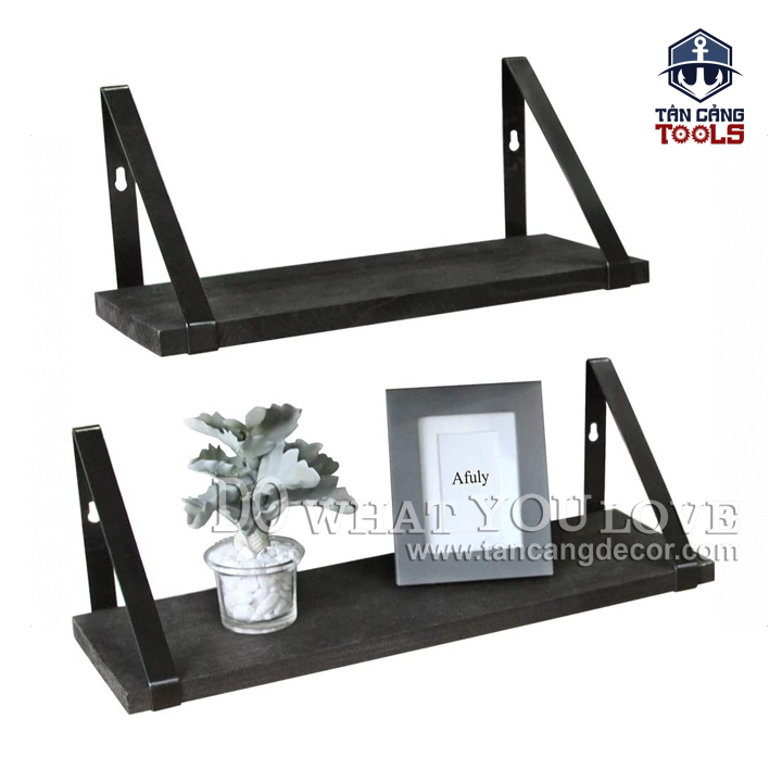 Tấm Gỗ MDF - Đen Vân Gỗ Chống Ẩm Phủ Melamine Trang Trí Dùng Cho Kệ Trang Trí (Nhiều kích thước) - Ảnh 4