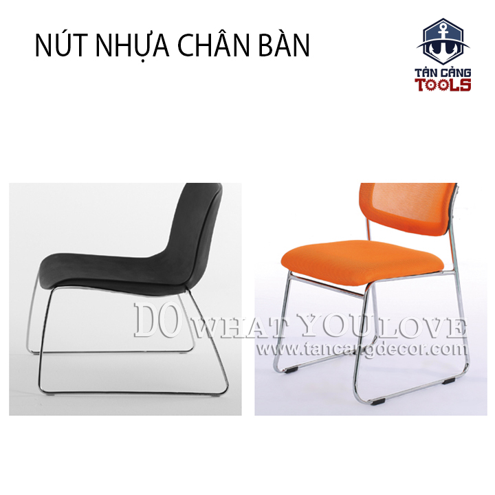 50 Chân Nhựa Bọc Chân Bàn Ghế Sắt Phi Tròn - Màu Trắng - Ảnh 6