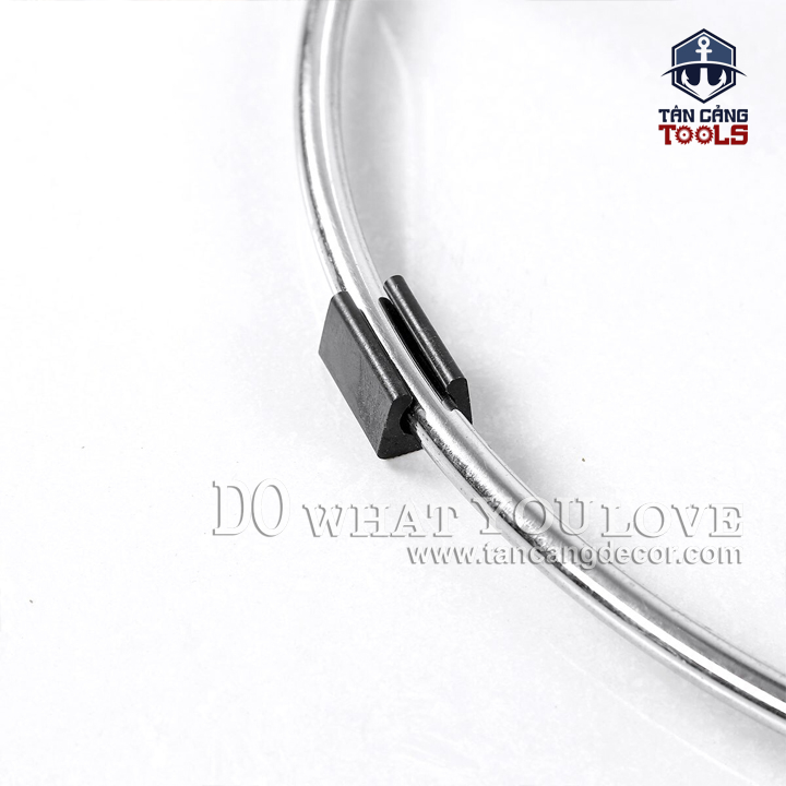 50 Chân Nhựa Bọc Chân Bàn Ghế Sắt Phi Tròn - Màu Đen - Ảnh 2