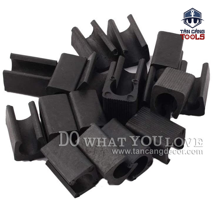 50 Chân Nhựa Bọc Chân Bàn Ghế Sắt Phi Tròn - Màu Đen - Ảnh 9